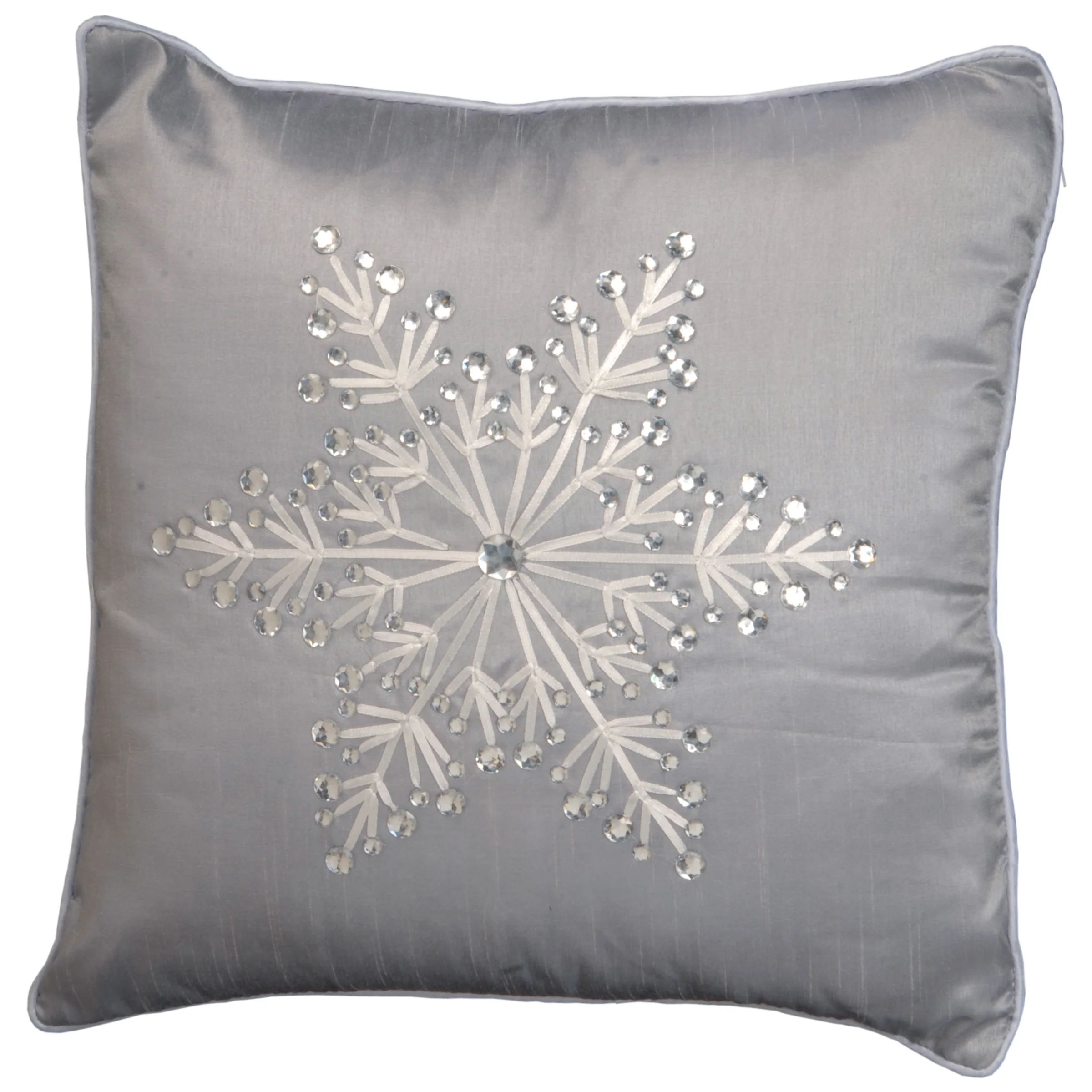 16 in Snowflake Pillow