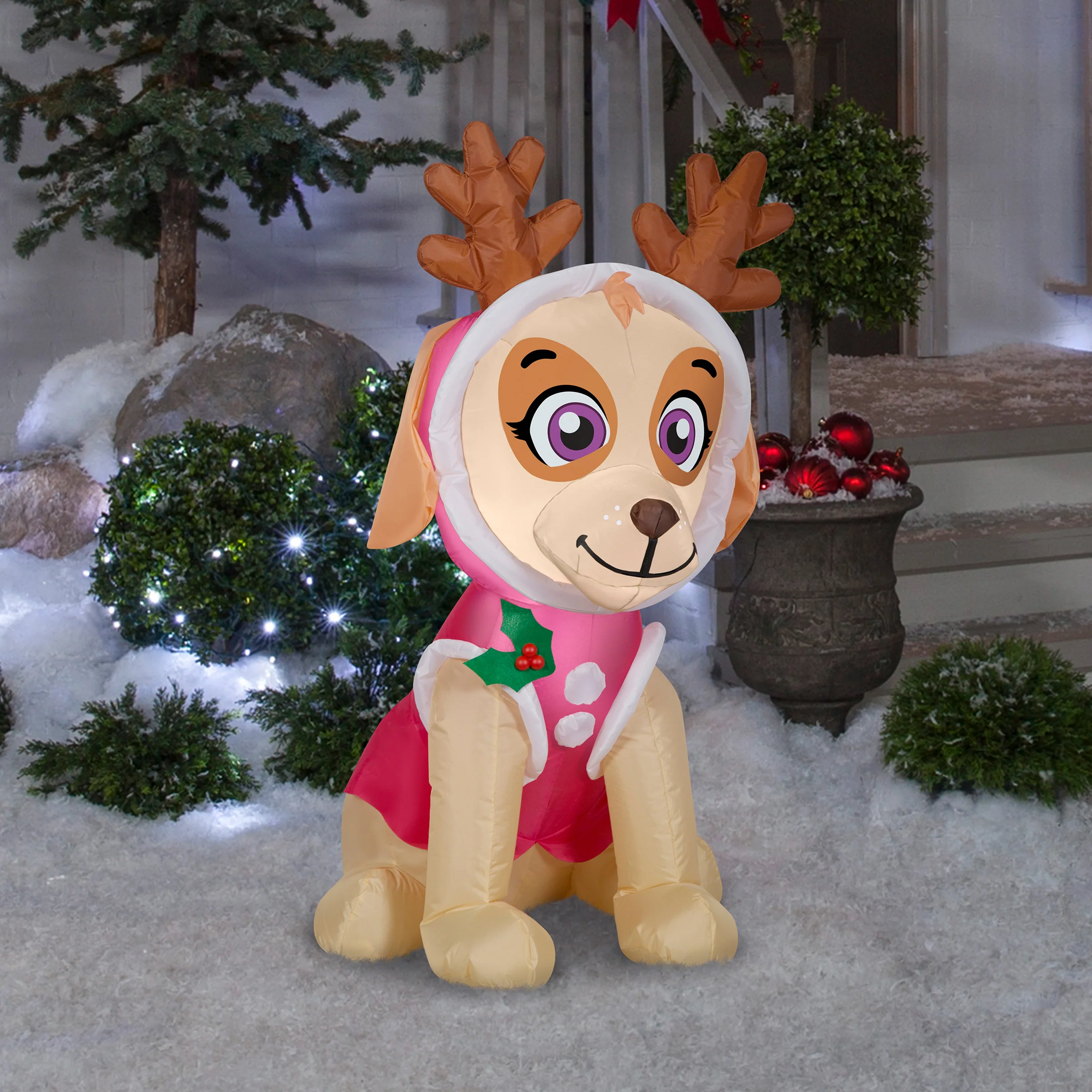 3.5 ft. Inflatable Skye from Paw Patrol  with LED Lights, Plug-In - Image 2