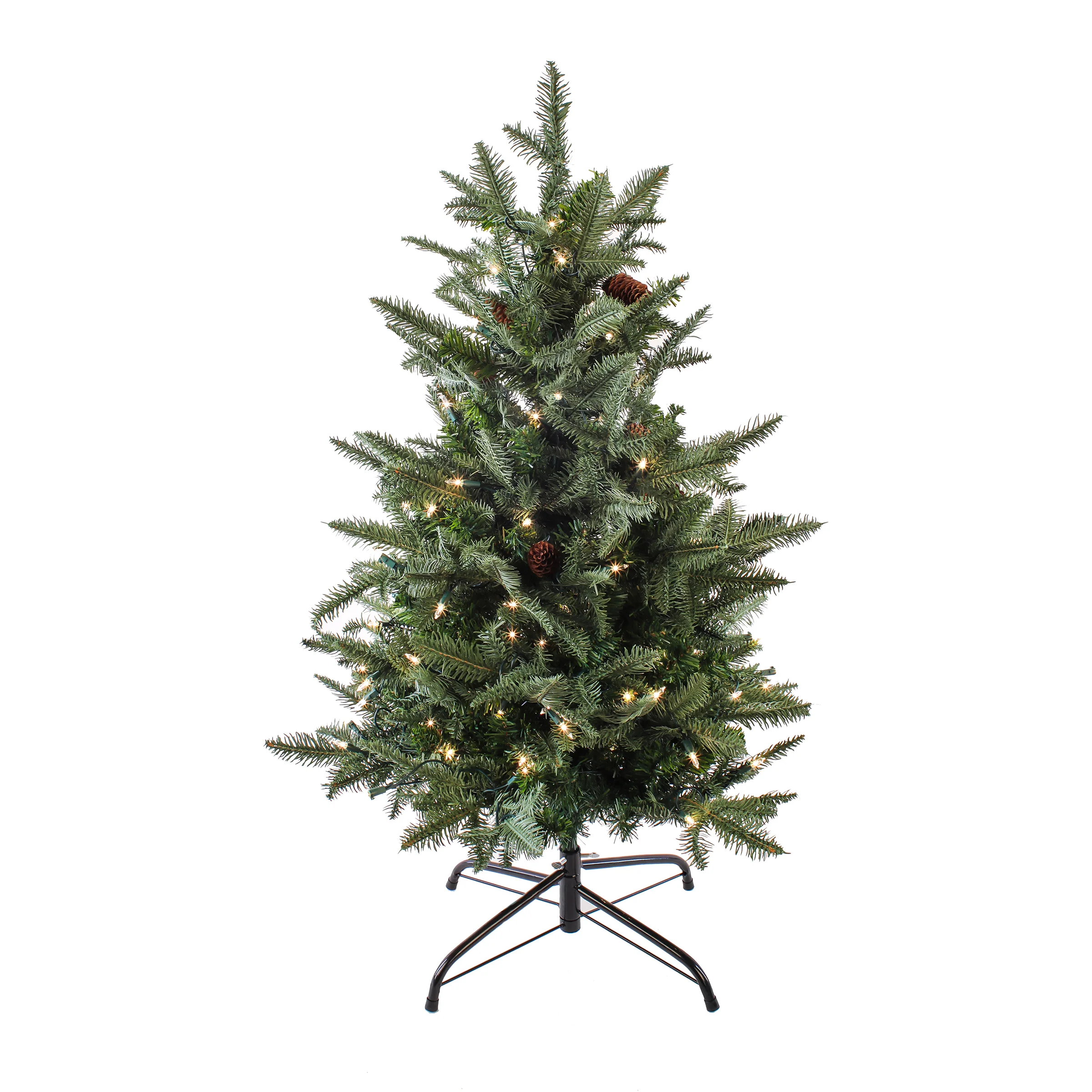 3 ft. Pre-Lit Pathway Tree with Clear Lights, Plug-In