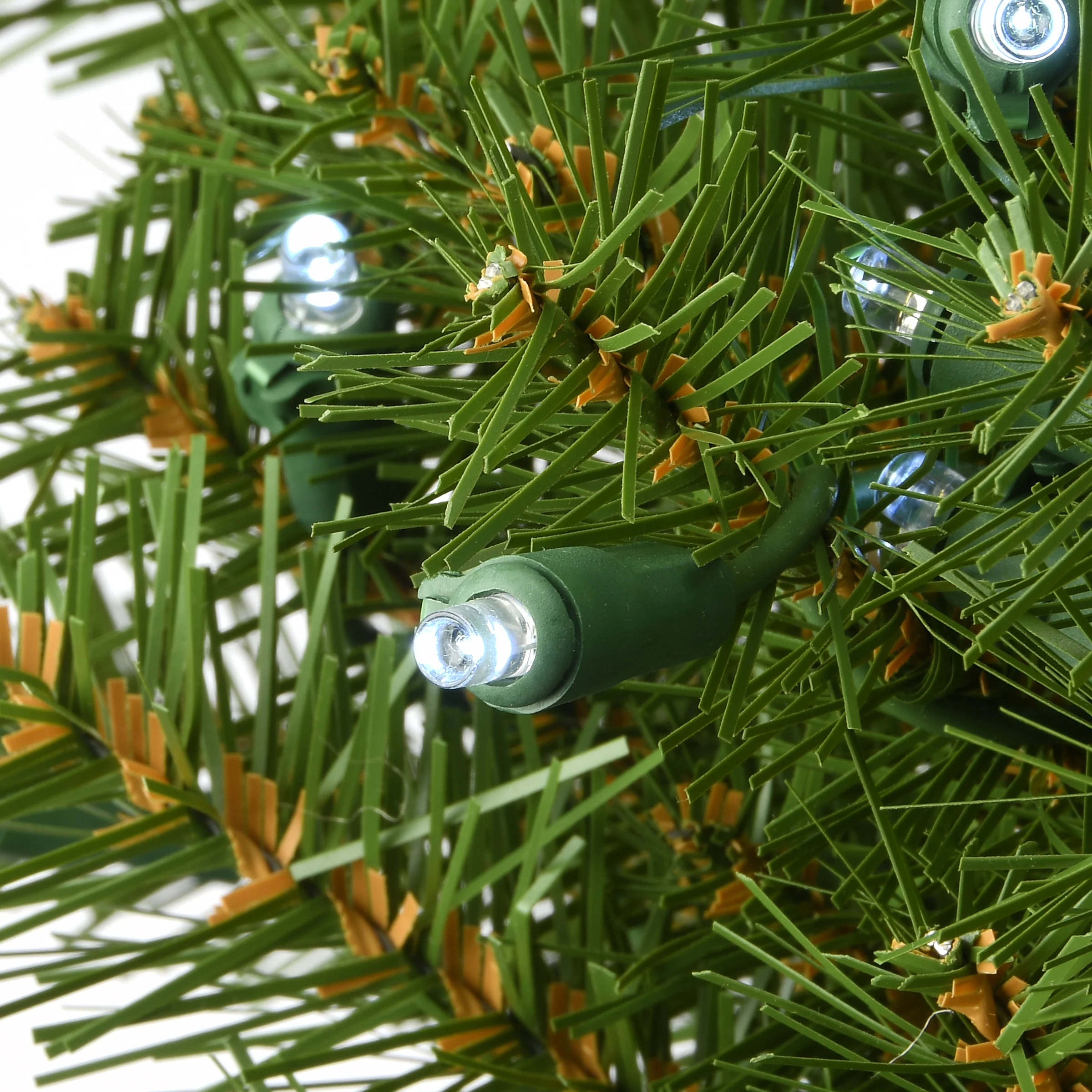36 in. Pre-Lit Norwood Fir Memory Shape Wreath with Clear Lights - Image 2