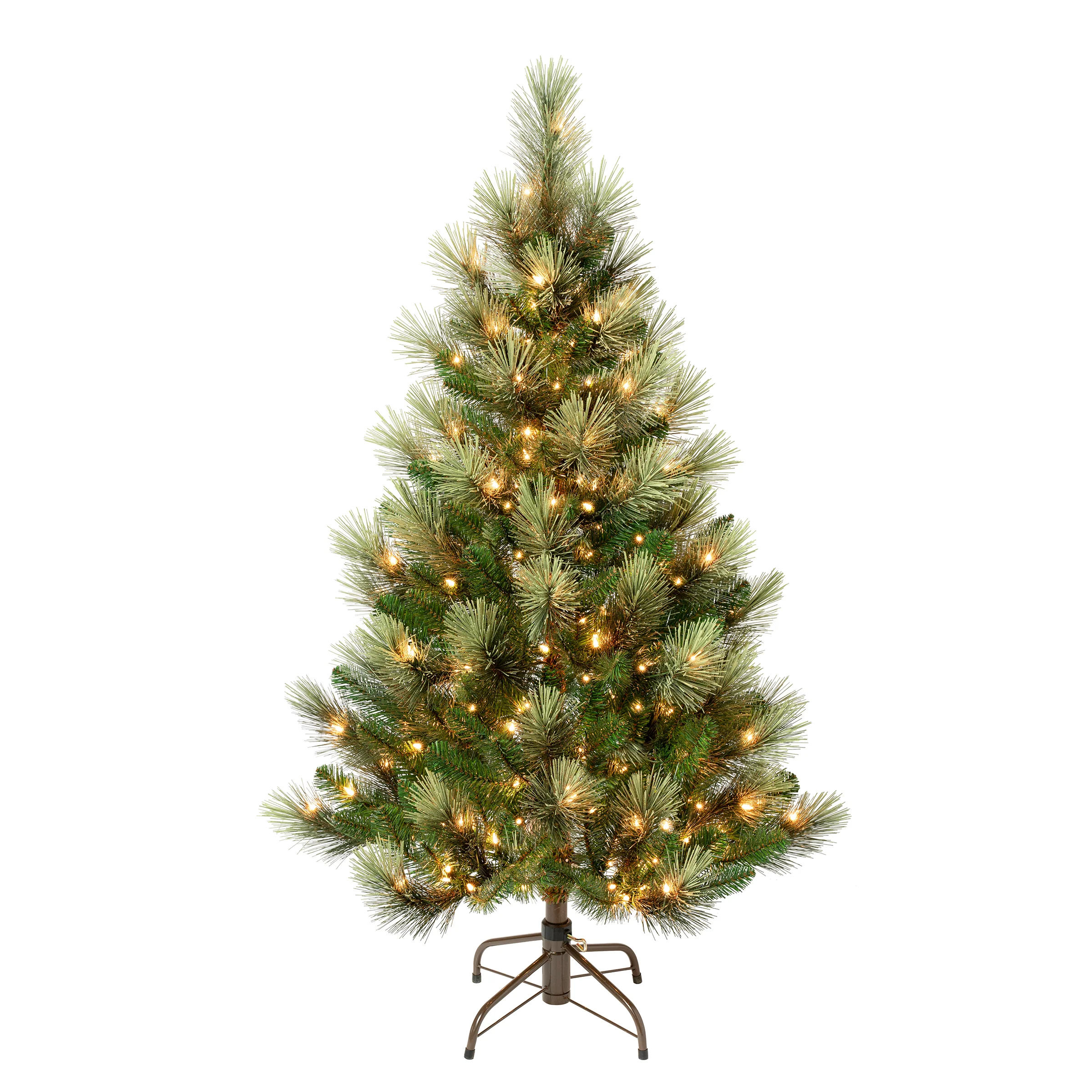 4.5 ft. Pre-Lit Charleston Pine Tree with Clear Lights, Plug-In