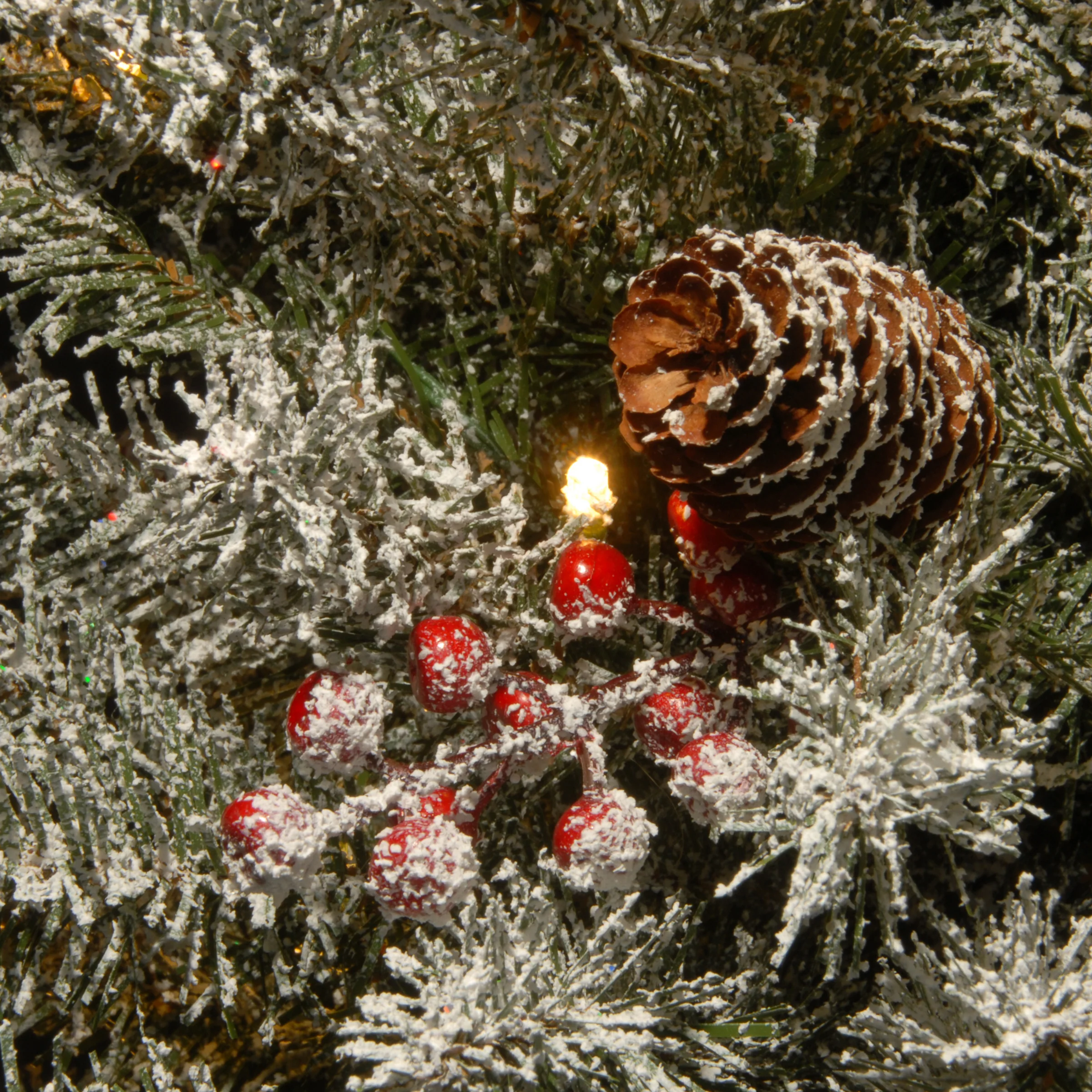 4.5 ft. Pre-Lit Dunhill Fir Slim Tree with Clear Lights, Plug-In - Image 3