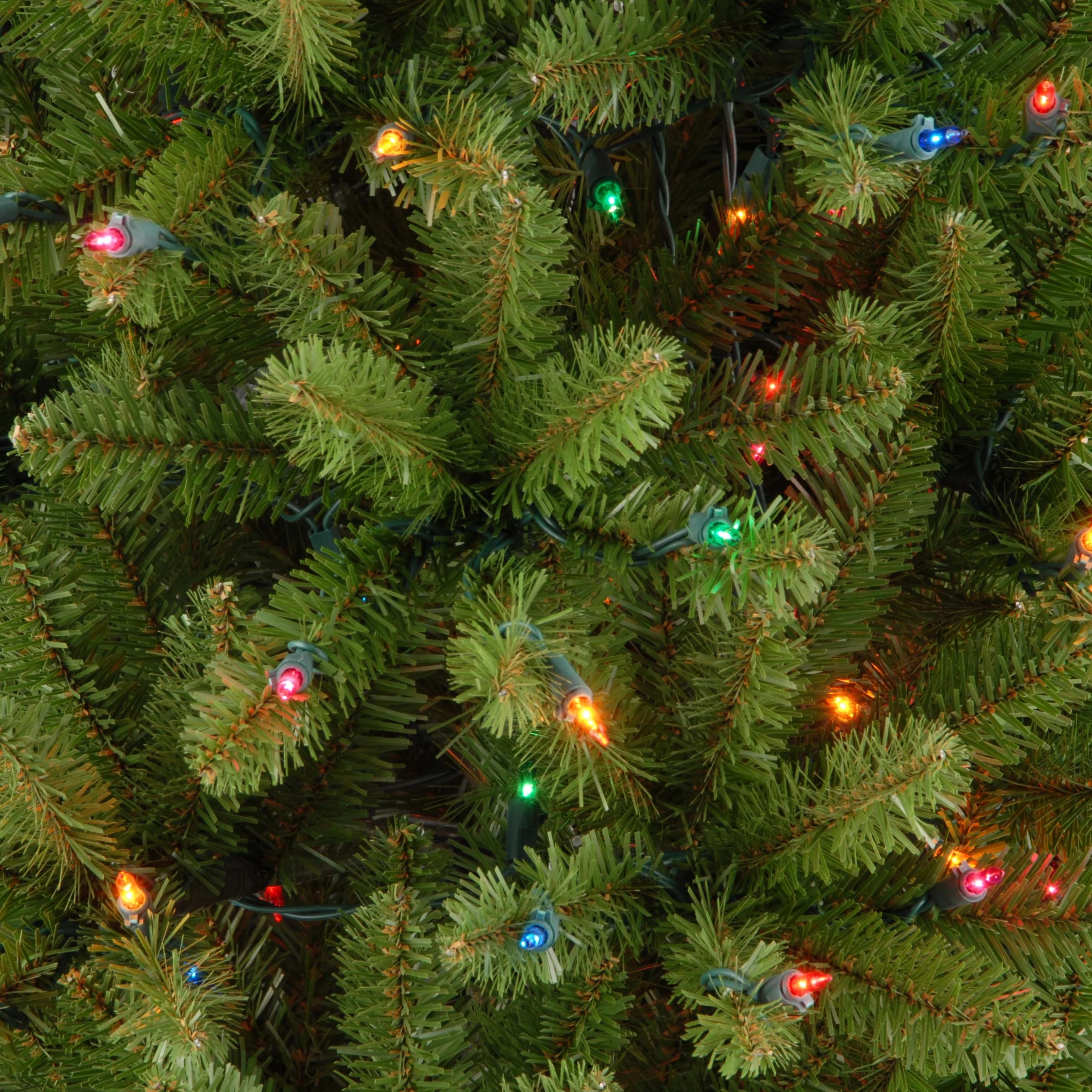 4.5 ft. Pre-Lit Kingswood Fir Pencil Tree with Multicolor Lights, Plug-In - Image 6