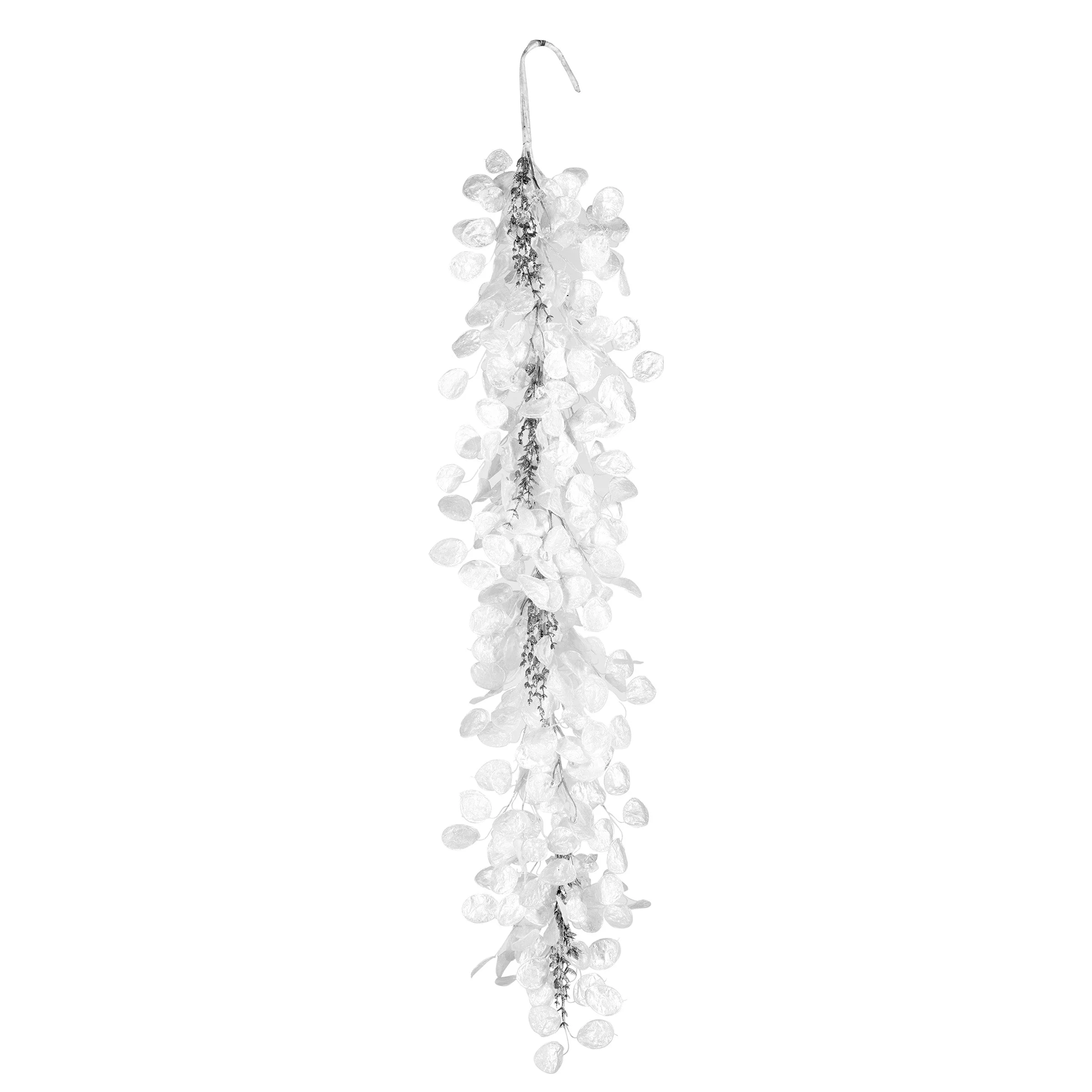 4 ft. Winter Frost White Garland - Image 3