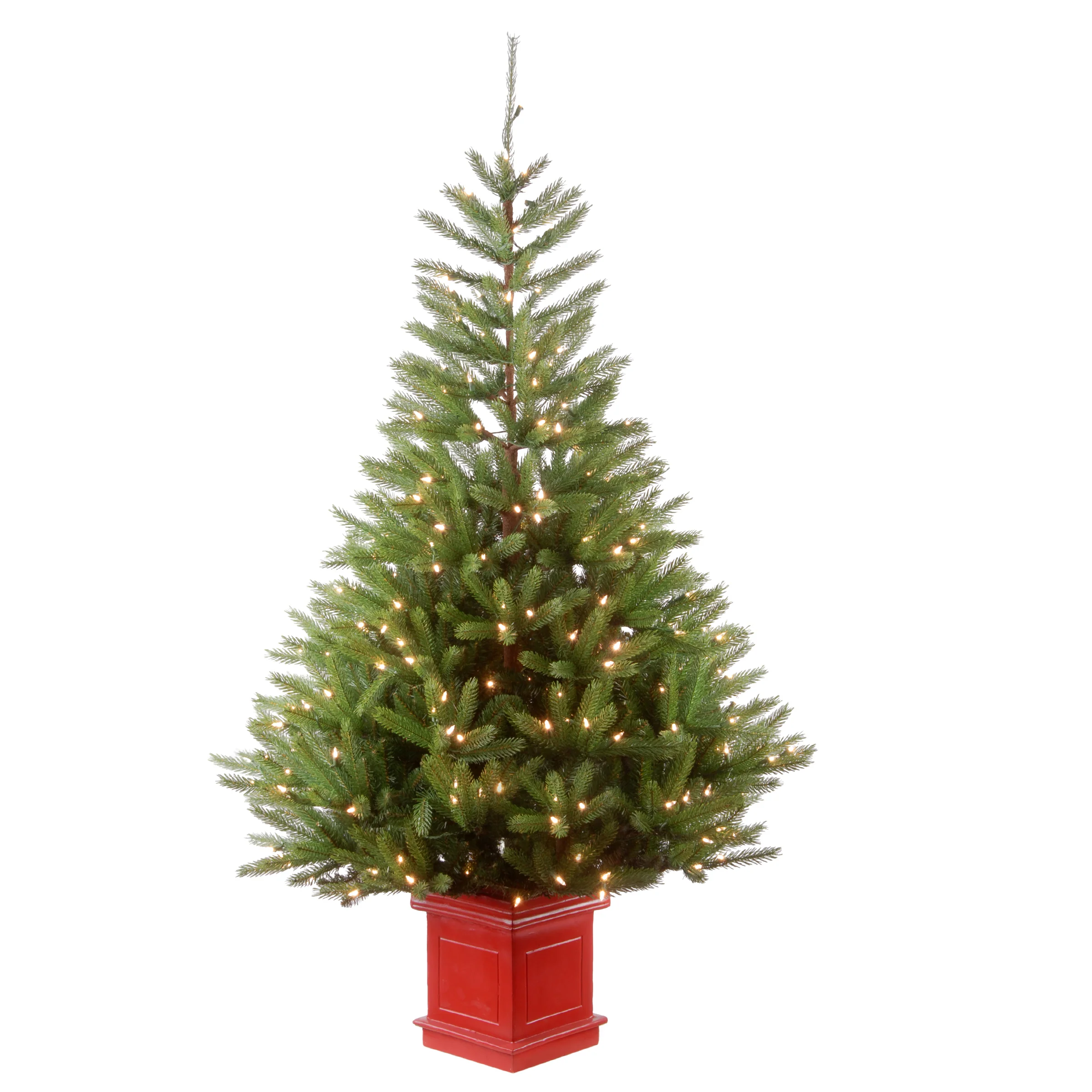 5 ft. Pre-Lit Topeka Spruce Tree with Clear Lights