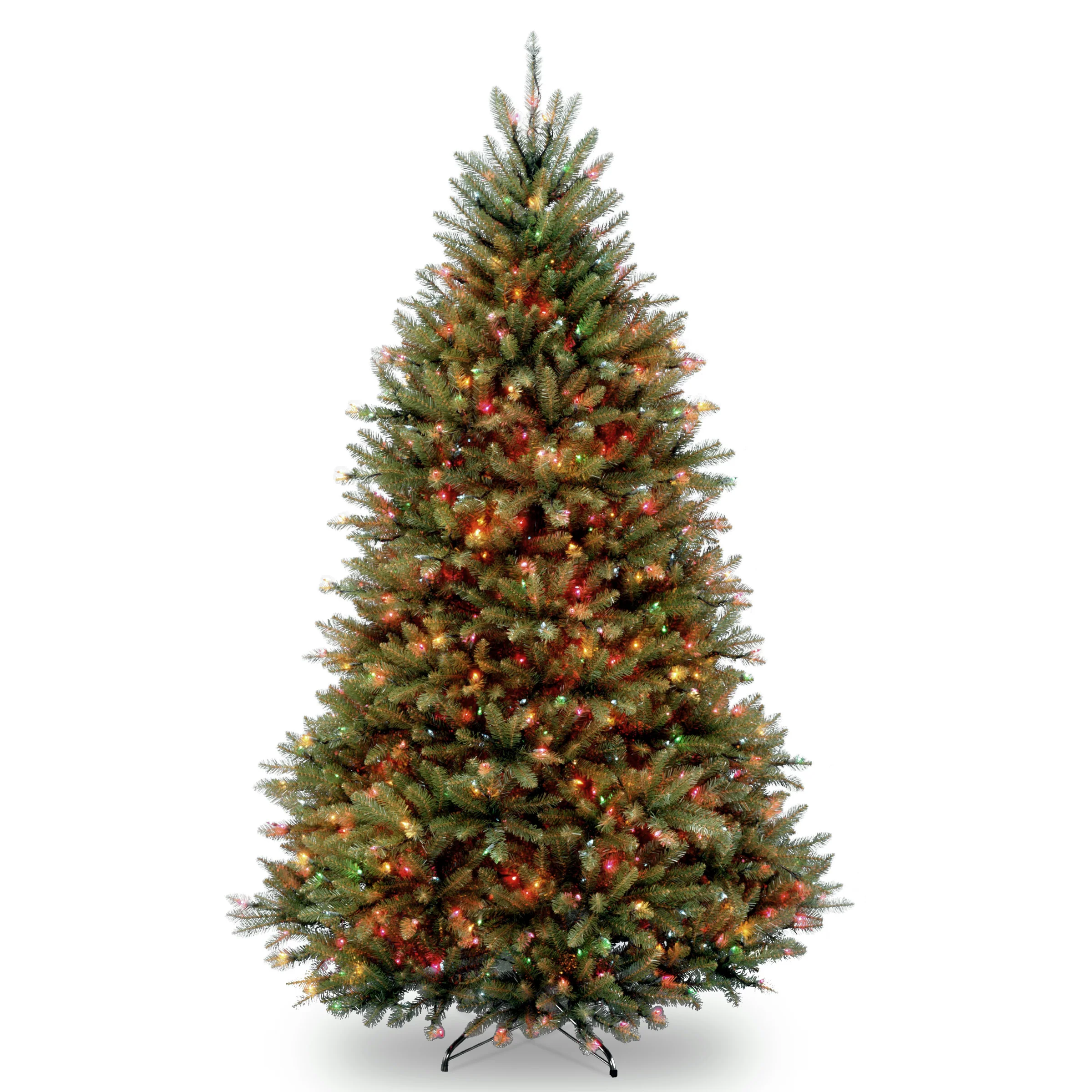 6.5 ft. Pre-Lit Dunhill Fir Tree with Multicolor Lights, Plug-In - Image 11