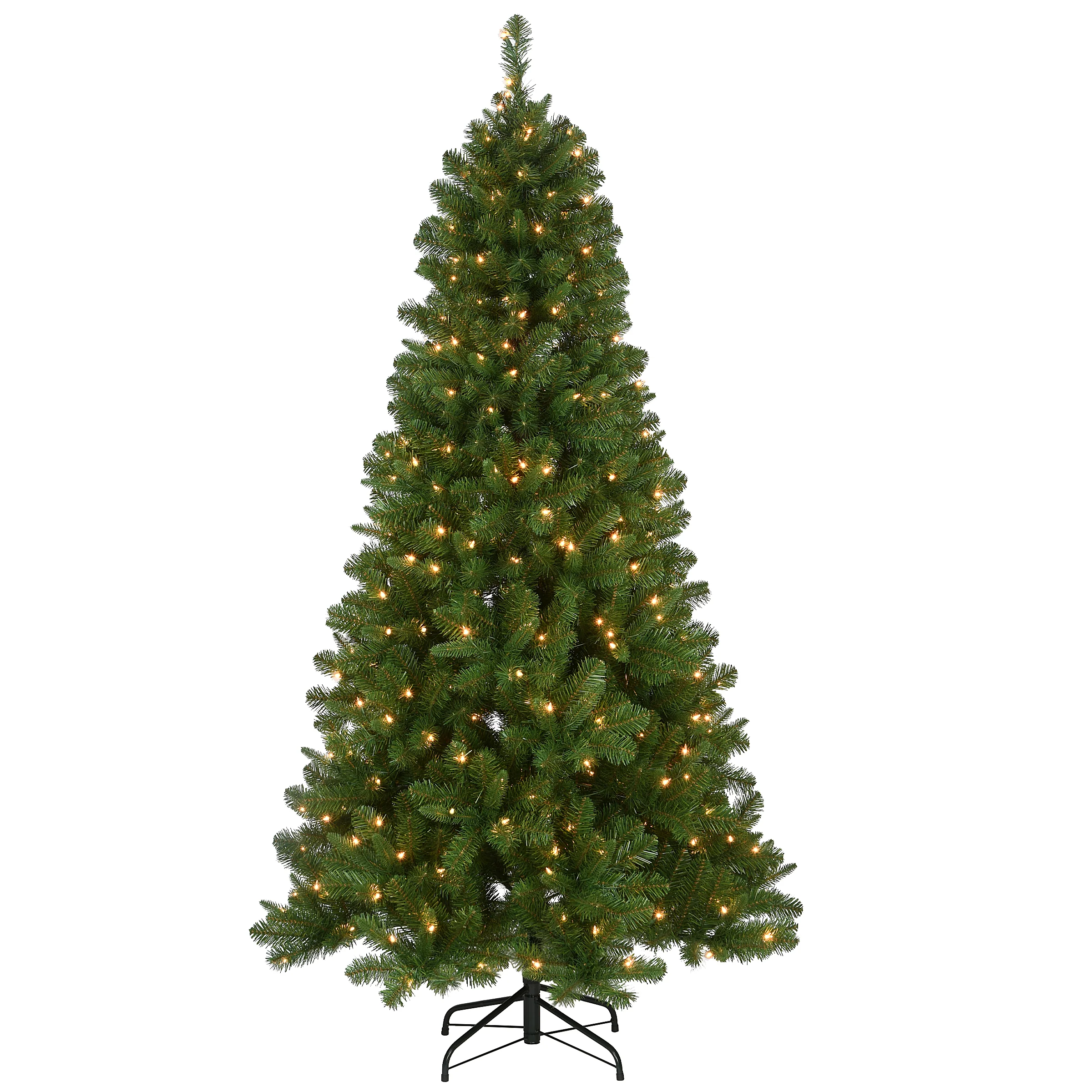 6.5 ft. Pre-Lit Mixed Pine Tree with Clear Lights
