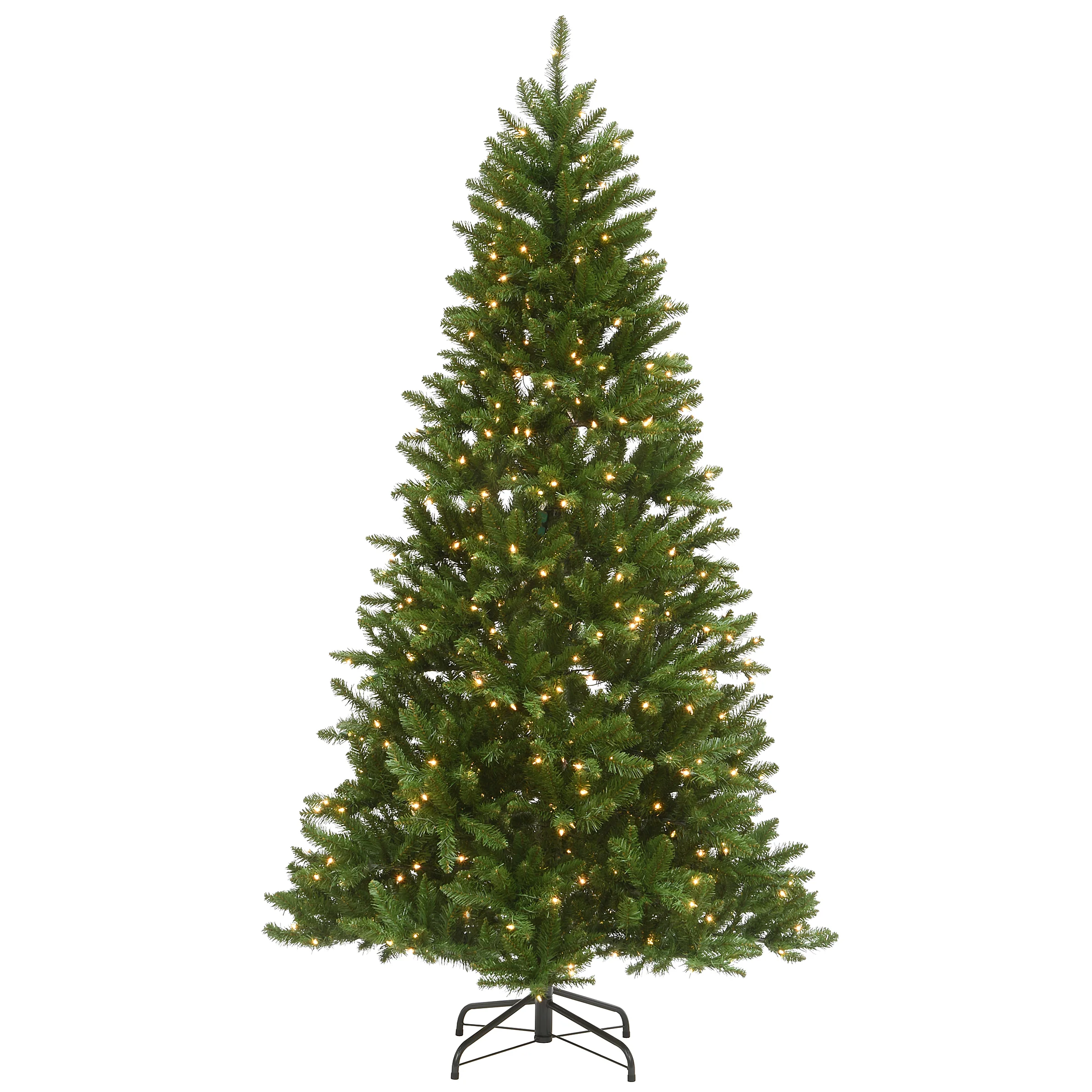 6.5 ft. Pre-Lit Peyton Spruce Tree with Clear Lights, Plug-In