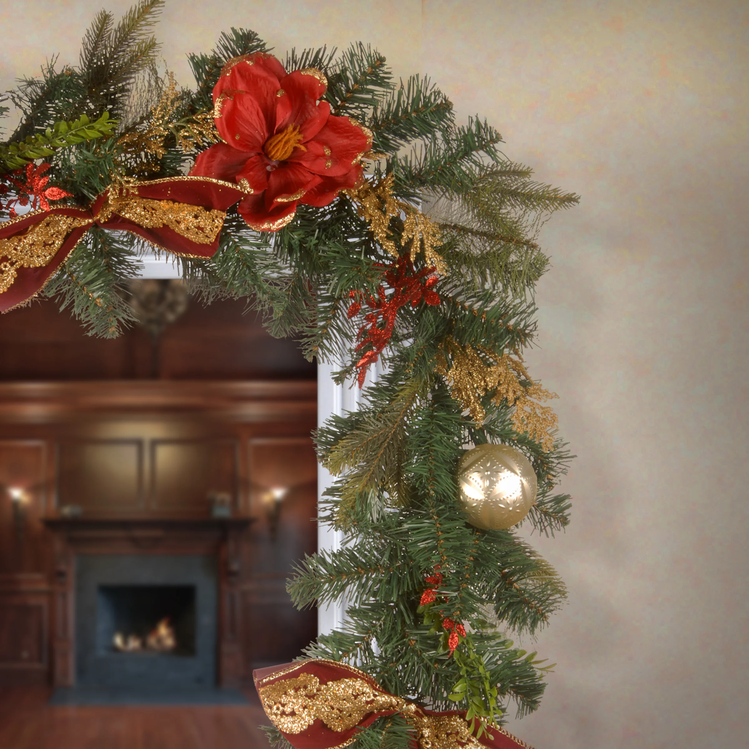 6 ft. Decorated Garland - Image 2