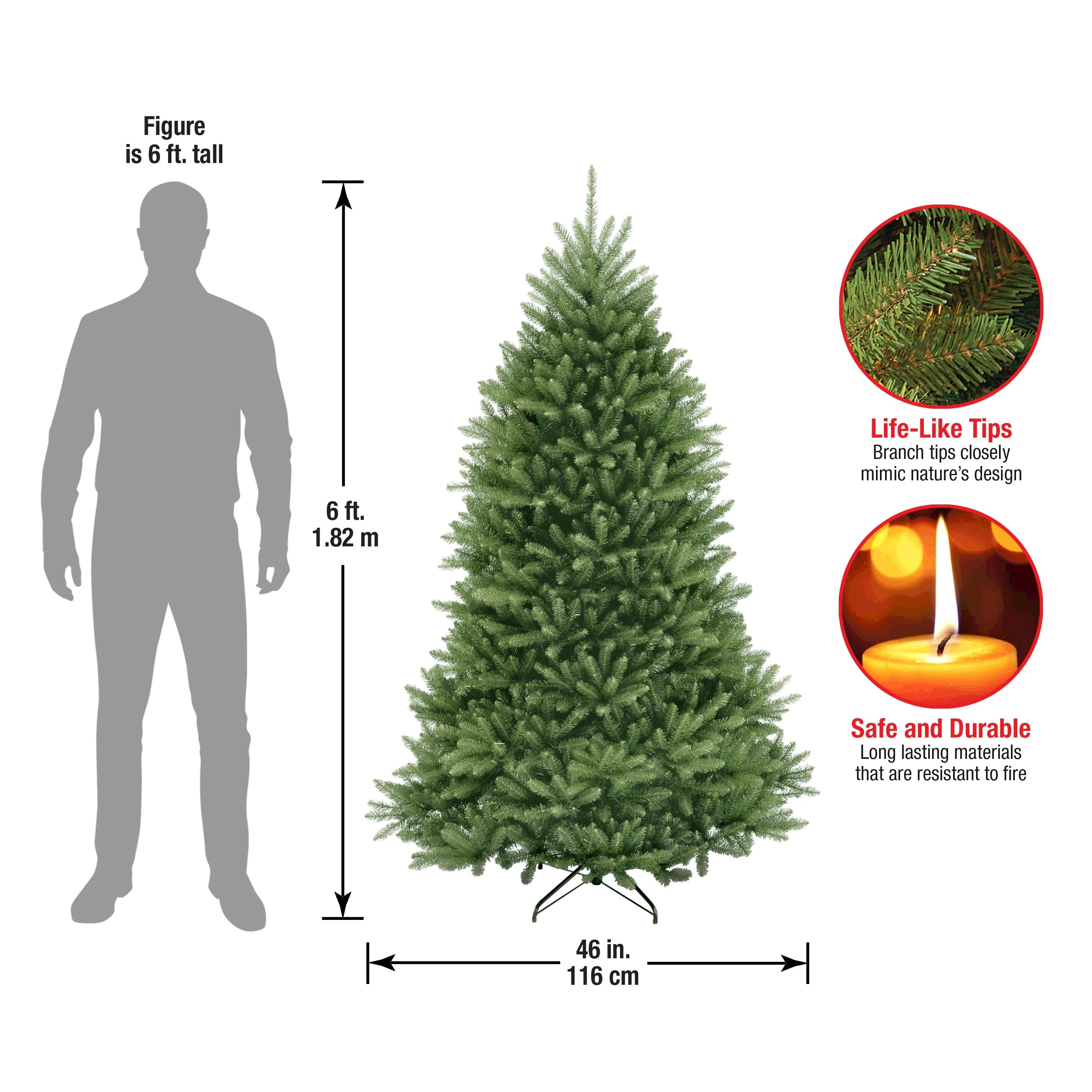 6 ft. Dunhill Fir Tree - Image 9