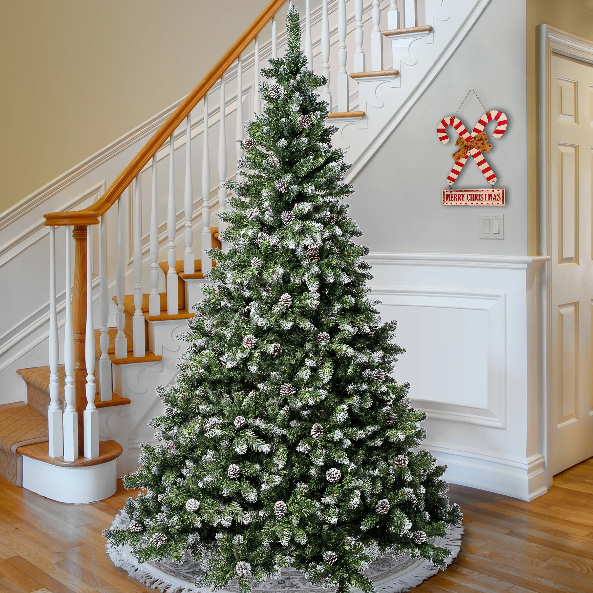 6 ft. Oakley Hills Snow Tree - Image 2