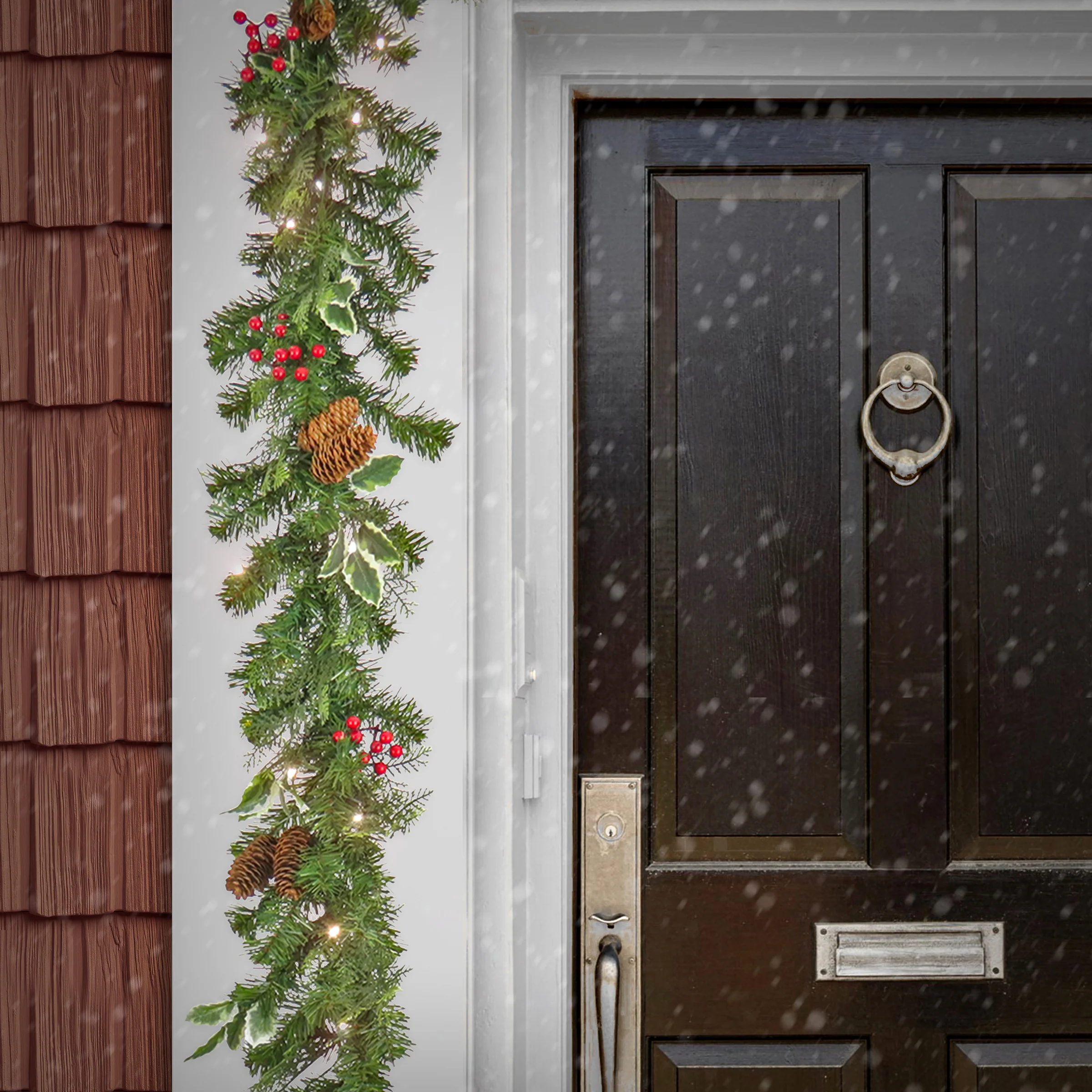 6 ft. Pre-Lit First Traditions Christmas Joy Garland - Image 2