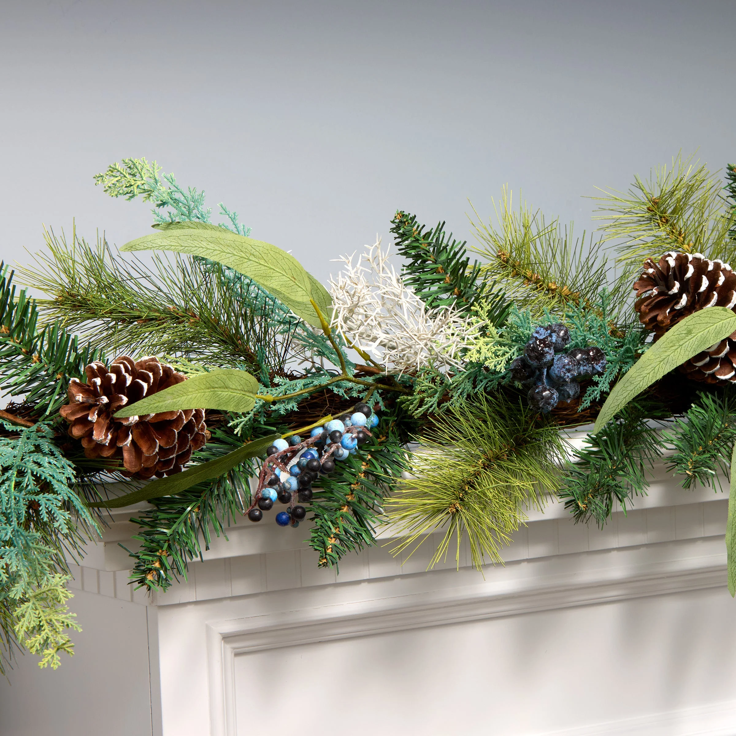 6 ft. Blueberry Fields Garland - Image 4