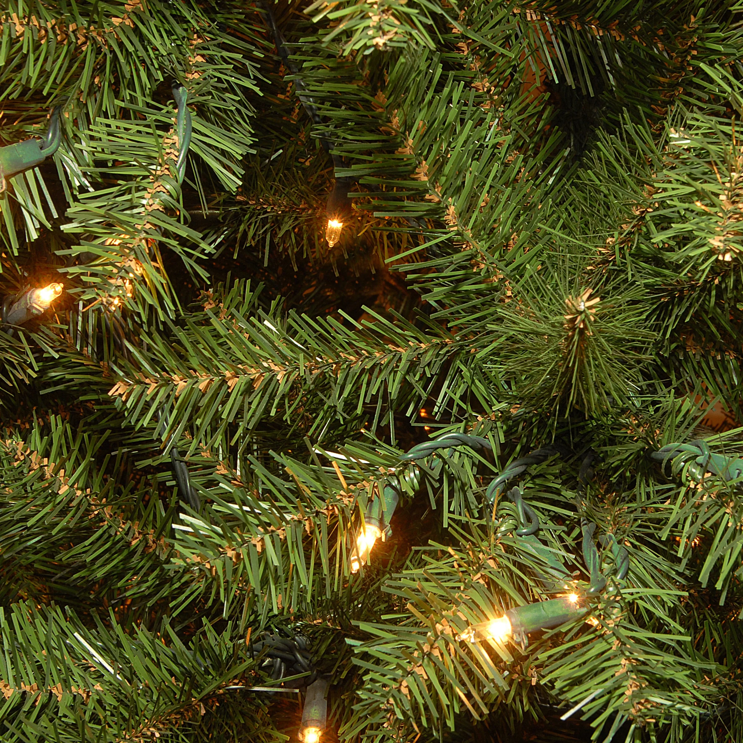7.5 ft. Pre-Lit Aspen Spruce Slim Tree with Clear Lights, Plug-In - Image 8