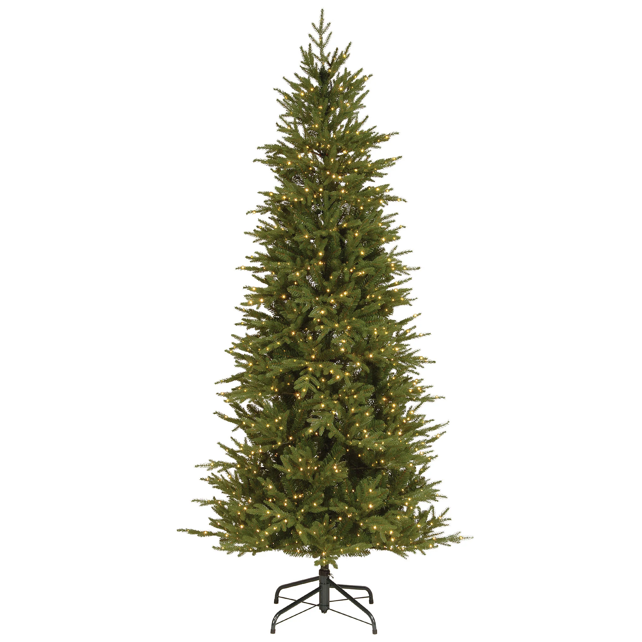 7.5 ft. Pre-Lit Bedminster Spruce Slim Tree with Dual Color LED Infinity Lights