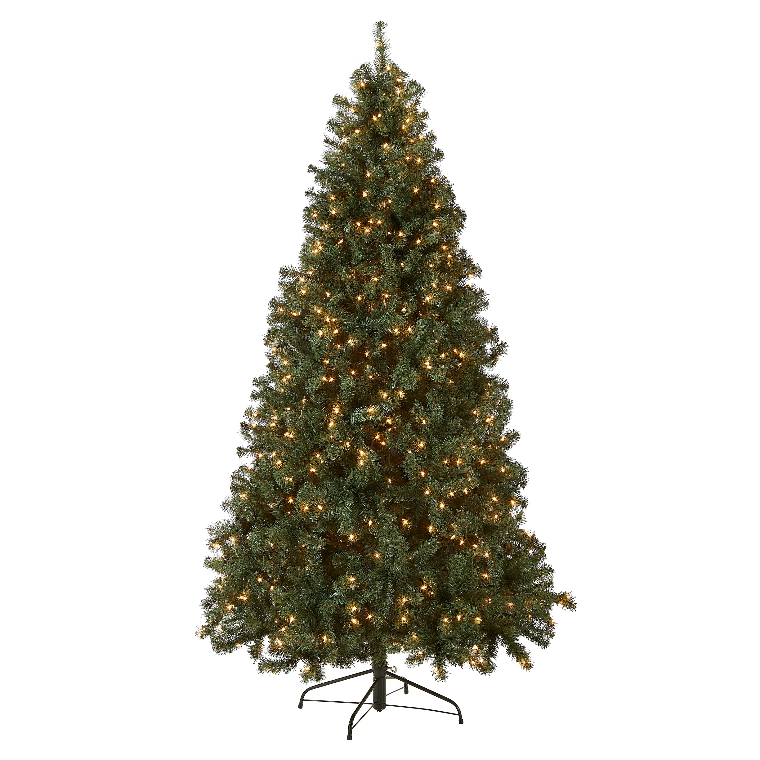 7.5 ft. Pre-Lit North Valley Spruce Blue Tree with Clear Lights, Plug-In - Image 6