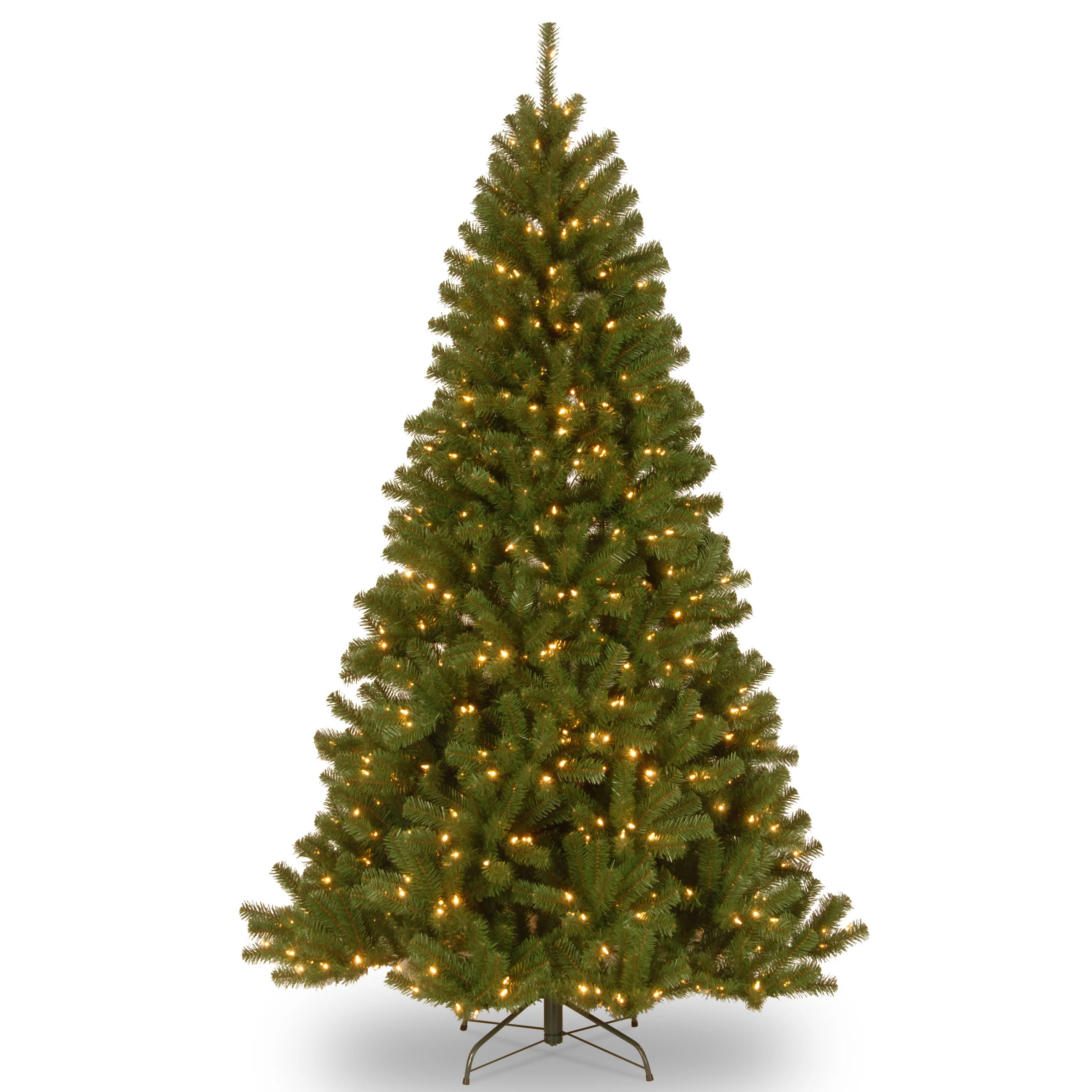 7.5 ft. Pre-Lit North Valley Spruce Tree with Dual Color LED Lights, Plug-In