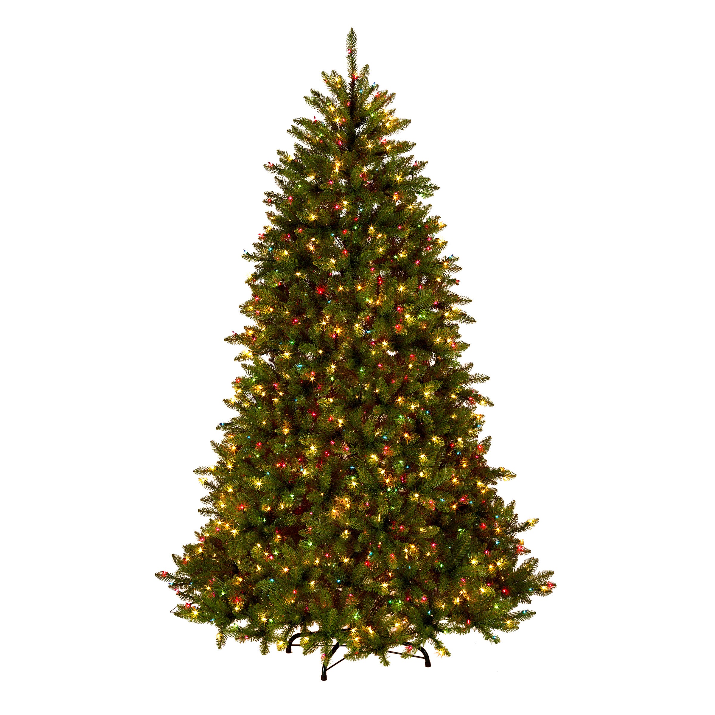 7.5 ft. Pre-Lit Dunhill Fir Tree with Multicolor, Clear Spectrum Lights, Plug-In - Image 5