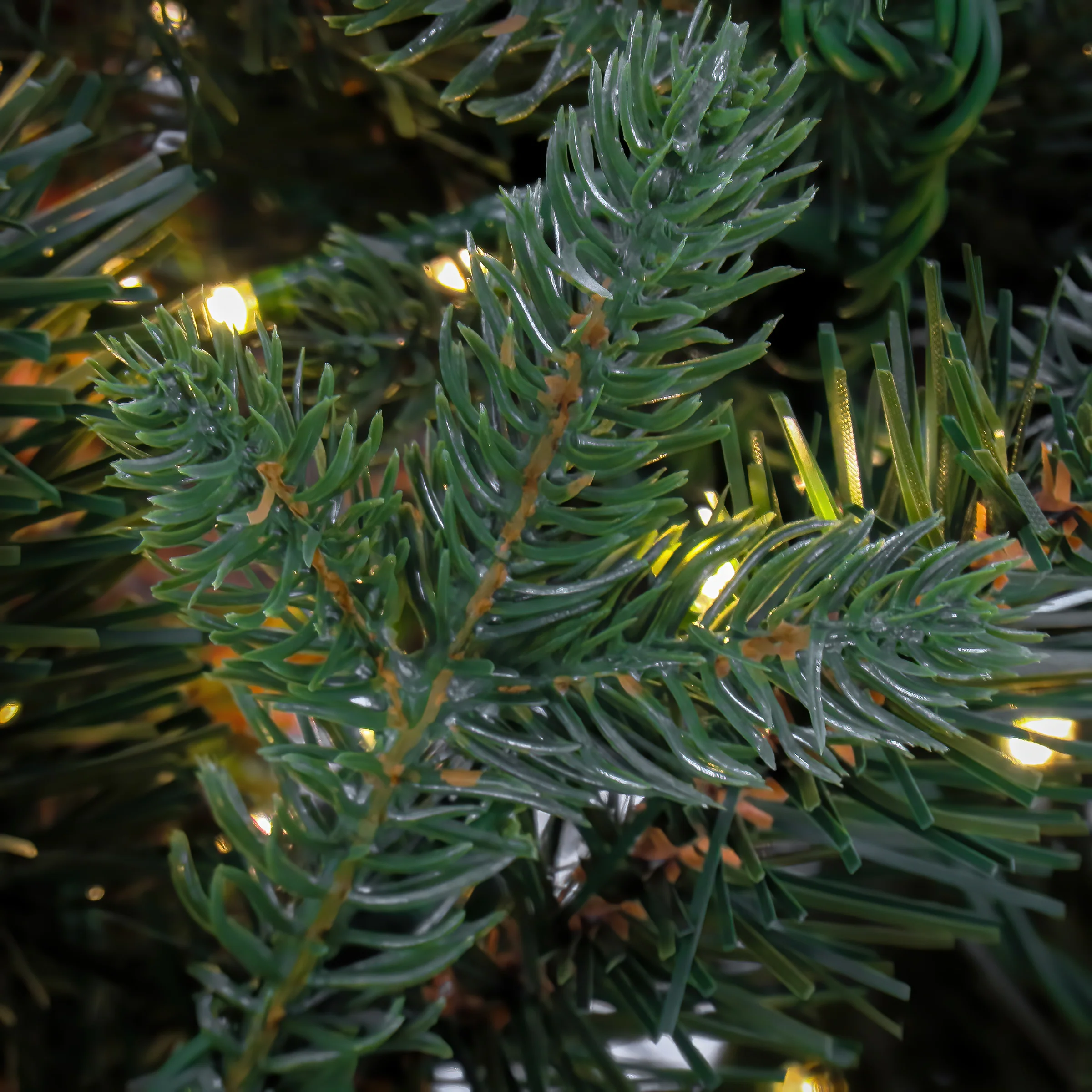 9 ft. Pre-Lit Christmas Aspen Pine Tree with Warm White LED Cosmic Lights - Image 3