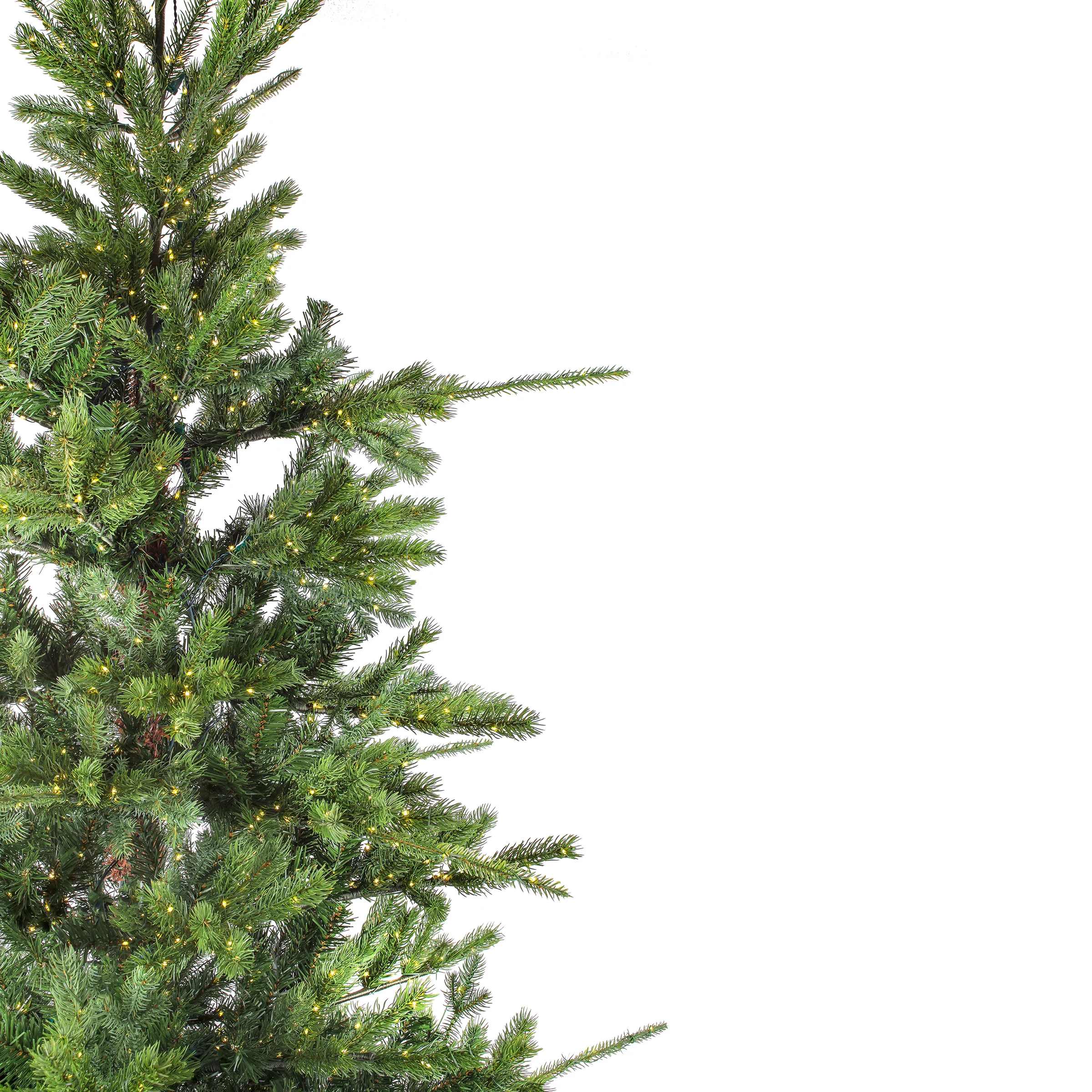 9 ft. Pre-Lit Lark Pine Medium Tree with Warm White LED Rice Lights - Image 5