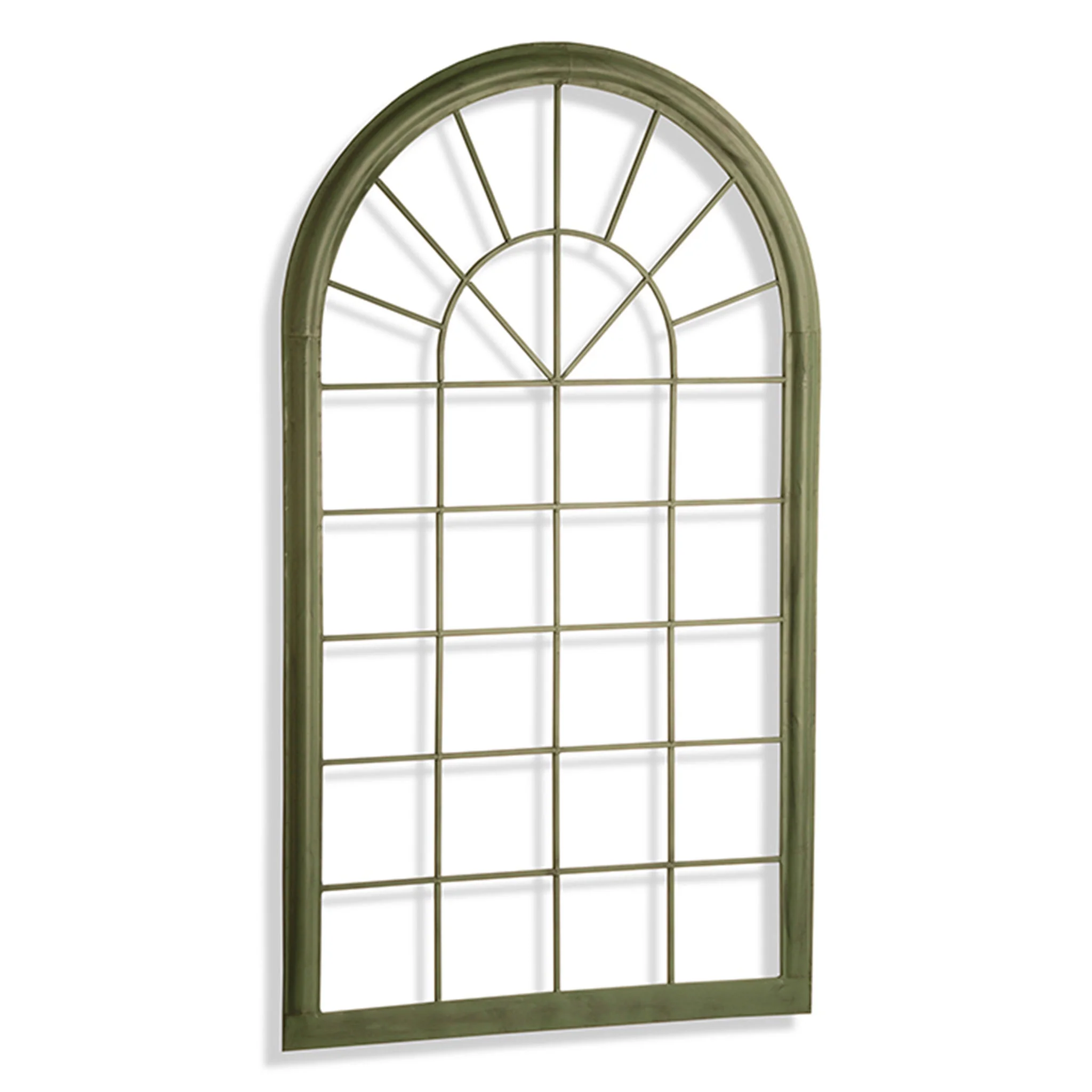51 in. Spring Metal Trellis Window Frame