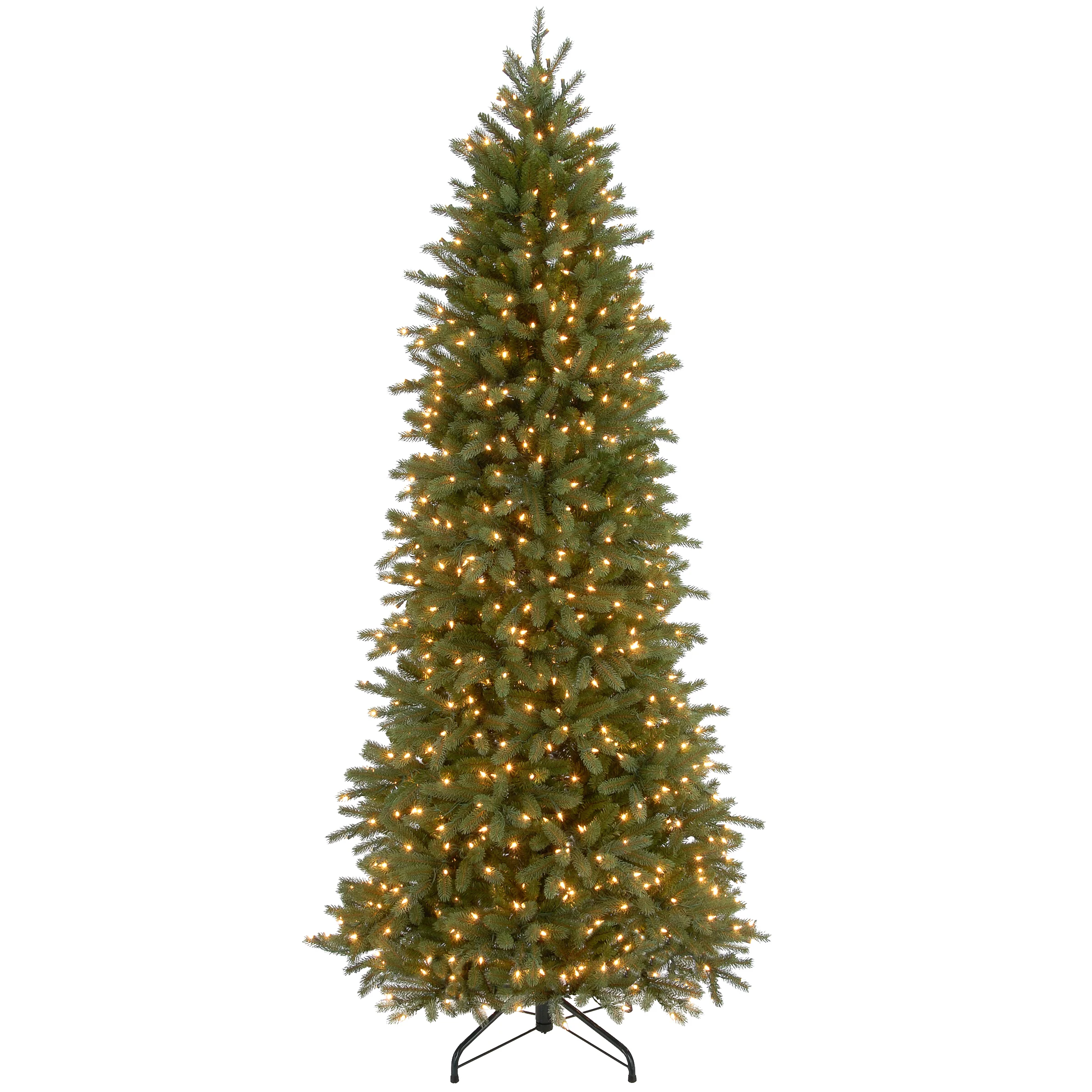 7.5 ft Jersey Fraser Fir Pencil Slim Tree with Clear Lights