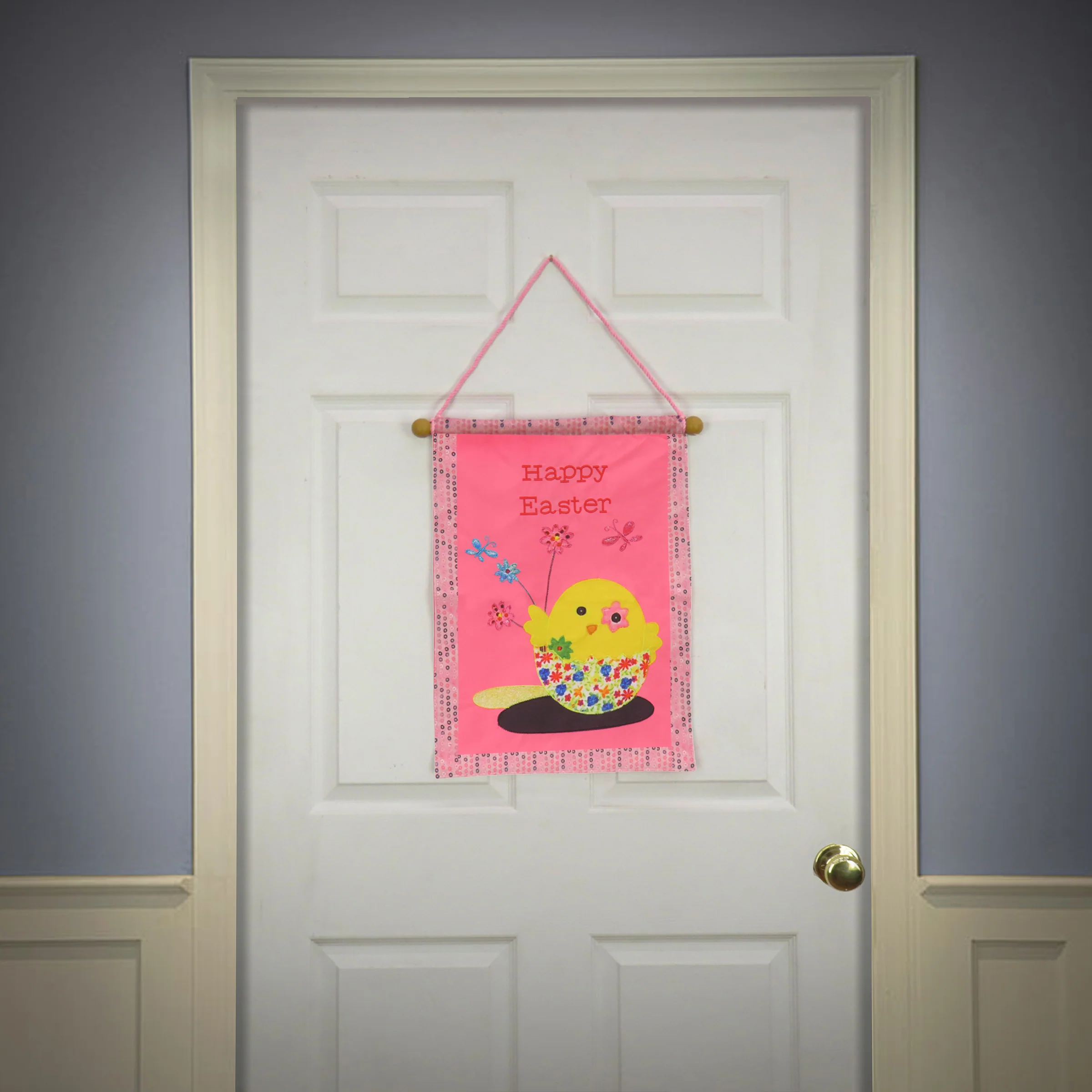 18 in. Happy Easter Hanging Banner Decoration - Image 2