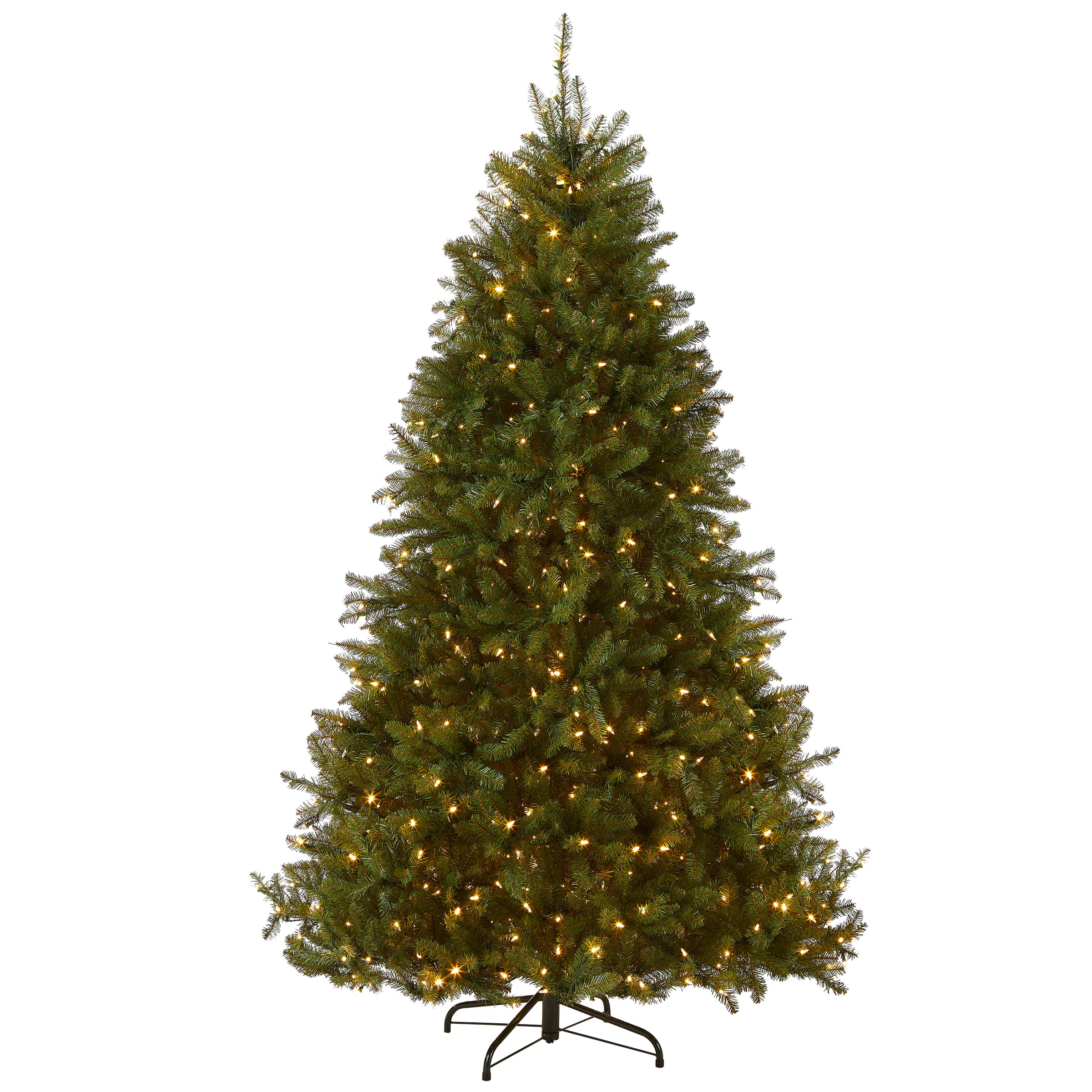 9 ft. Pre-Lit Dunhill Fir Tree with Dual Color LED Lights, Plug-In
