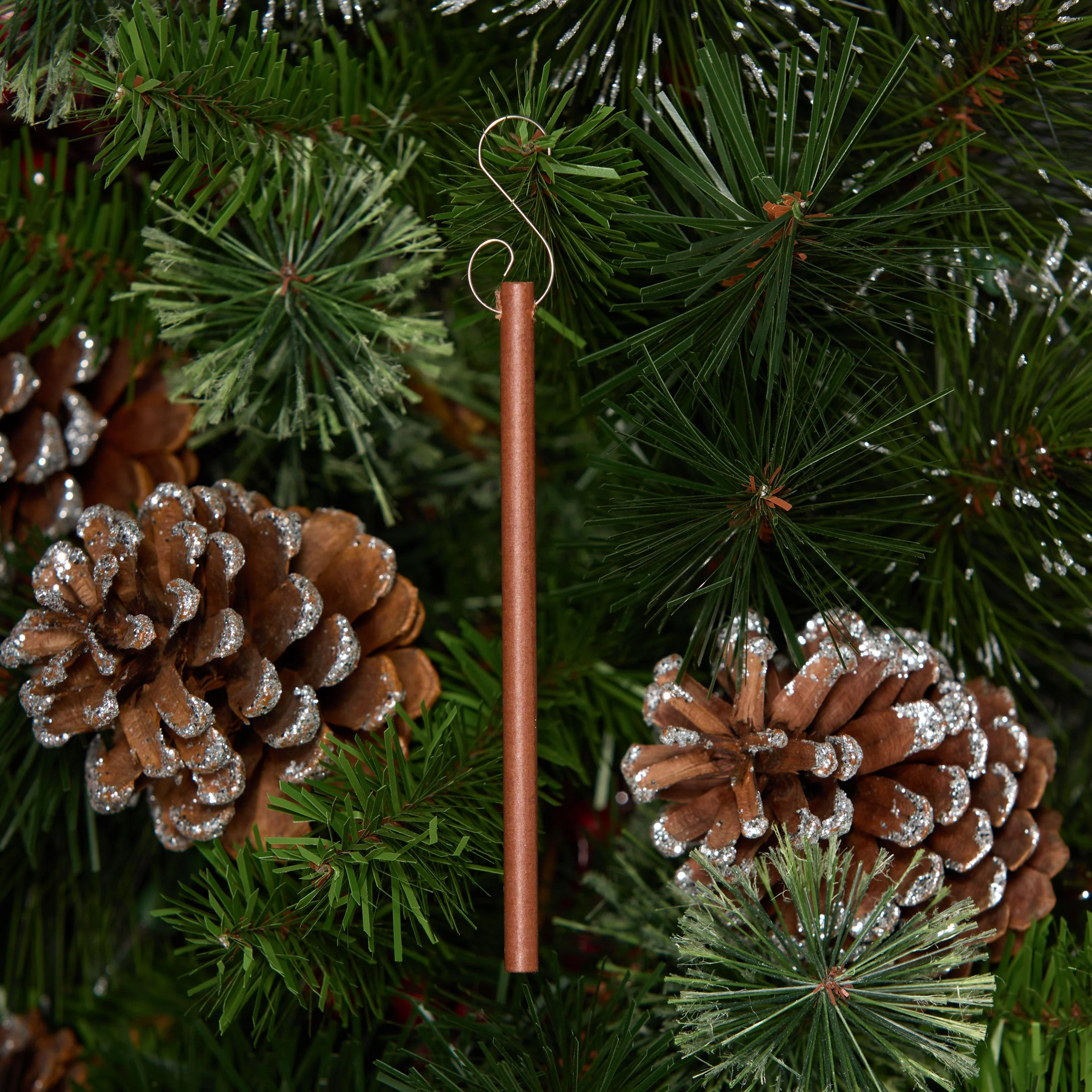 Scented Ornaments, 2-Pack-  6ct Bottle, Spiced Pine Cones, Fragrance-Infused Paper Sticks - Image 6