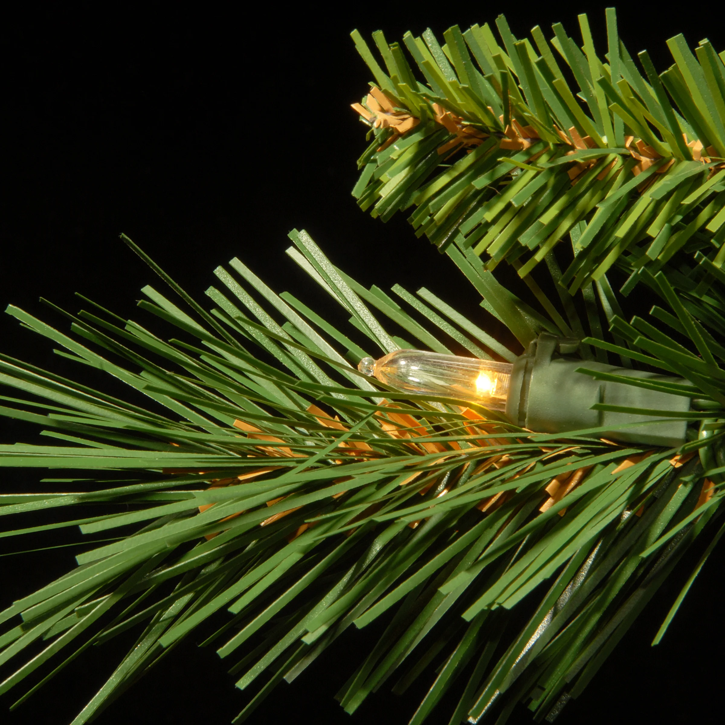 7.5 ft. Tiffany Fir Slim Tree with Clear Lights - Image 4